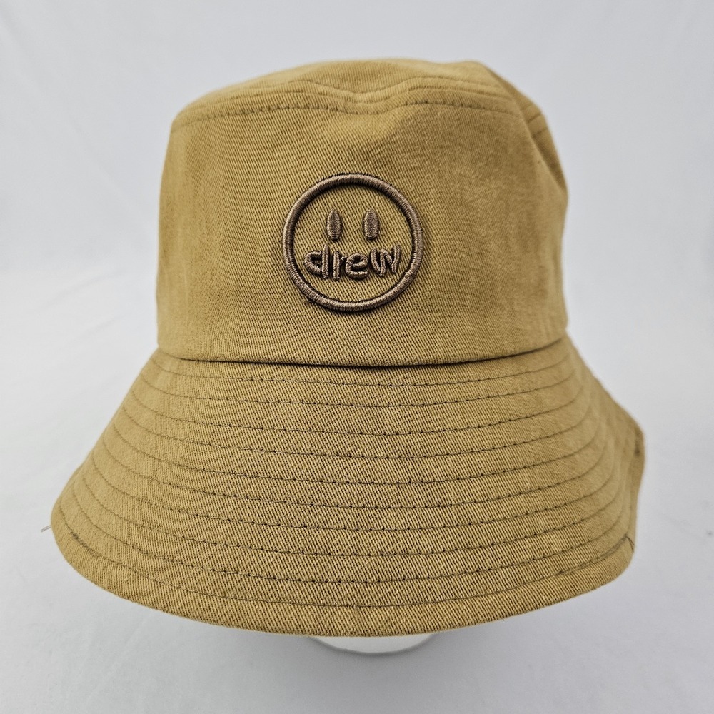 Drew House Mascot Bucket Hat Camel Brown One Size Cotton Hip Hop